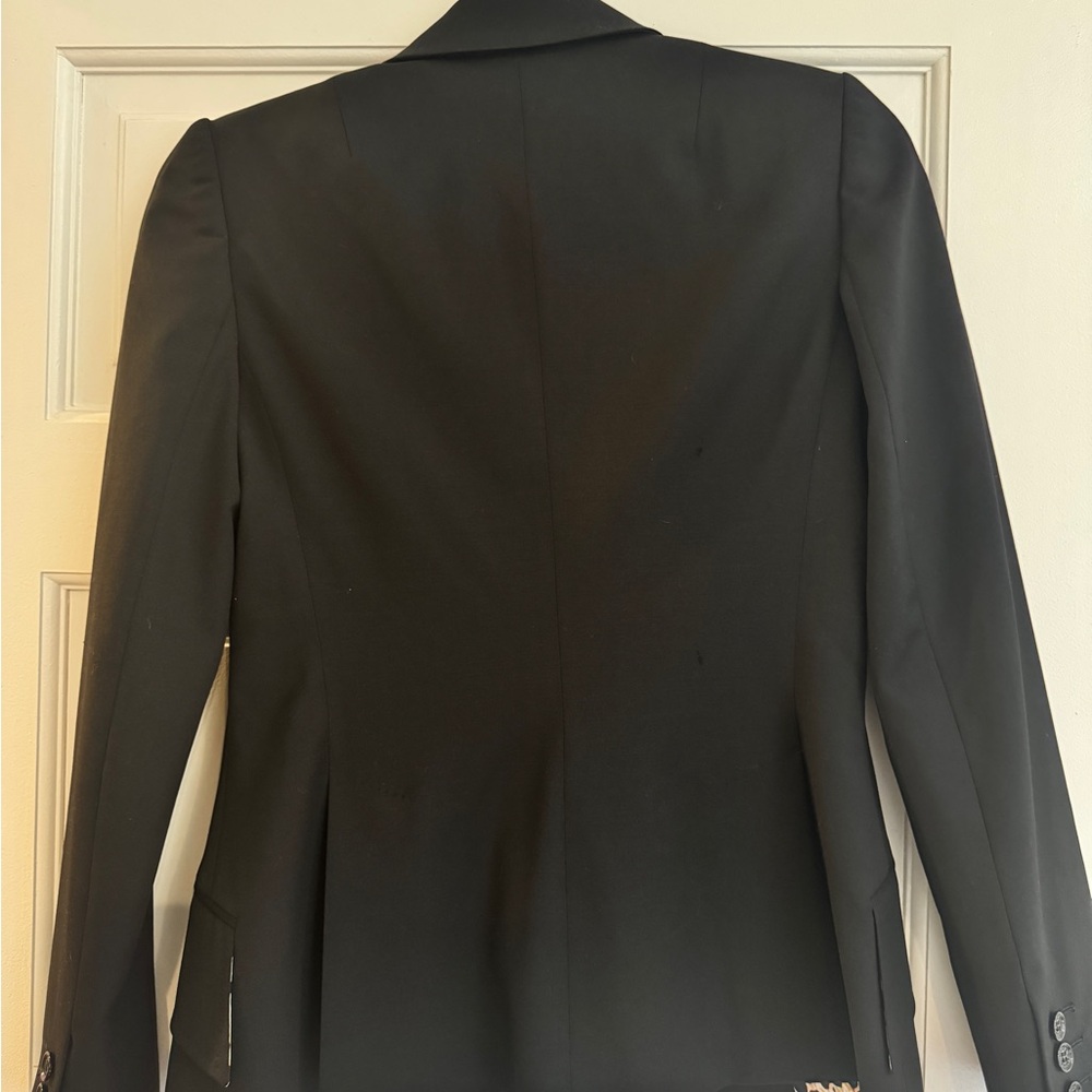 Dolce & Gabbana Black Blazer with Leopard-Print Lining | XS - Picture 3 of 5